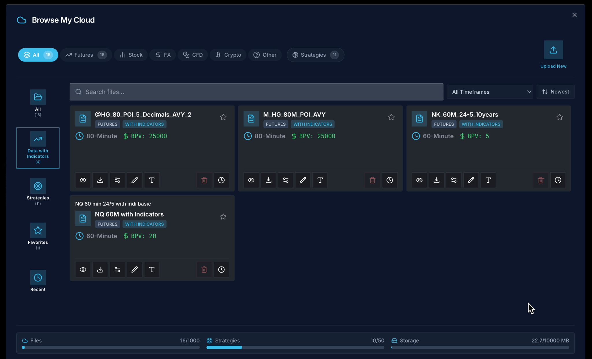BTP cloud platform - strategies accessible from any device