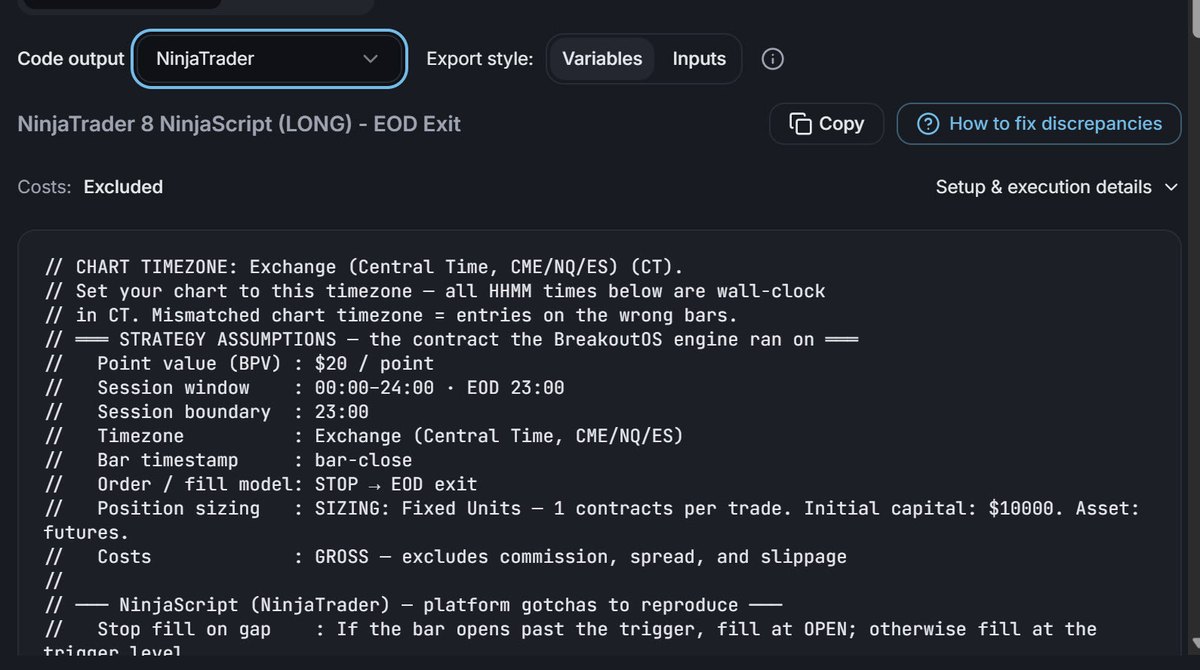BreakoutOS NinjaScript export with the Copy button